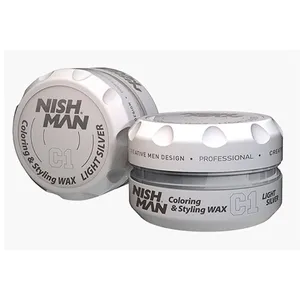 Cera para Peinar Nishman Colorante C1 Light Grey Styling 100ml